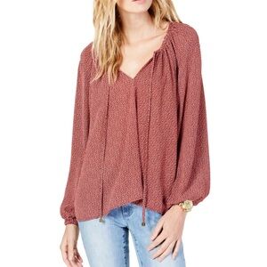 Oversized Pull Over Blouse w/ Ballon Sleeves